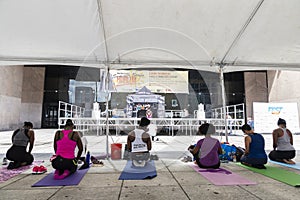 Summer Stage in Harlem, New York City, USA