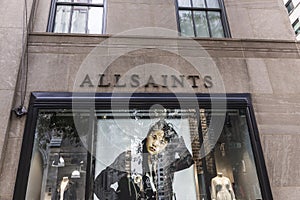 Allsaints store in New York City, USA