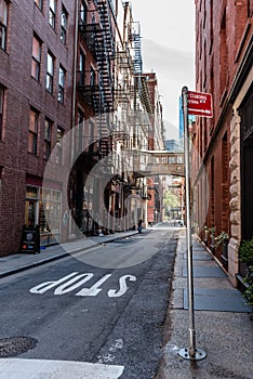 Scenic view of Staple Street in New York