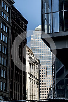 New York City USA Skyline Skyscraper detail