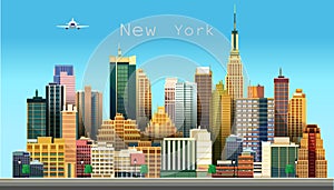 New York city. Vector illustration