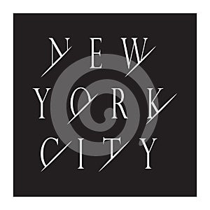 New York City -  Vector illustration design for banner, t shirt graphics, fashion prints, slogan tees, stickers, cards, posters