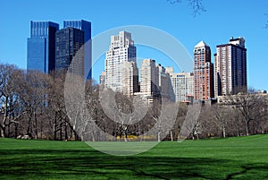 New York City: View across Central Park