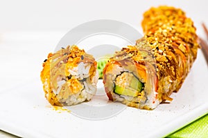 Homemade New York Crunch Sushi Roll