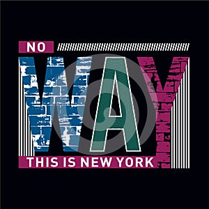 New york Fashion typography graphic design fashion style