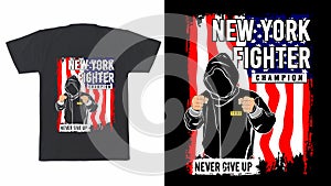 New york fighter never give up