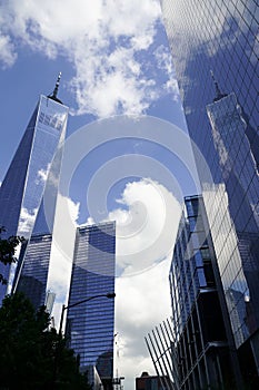 NEW YORK - Freedom Tower 1 WTC in Manhattan. One World Trade Center is the tallest building in the Western Hemisphere and the th