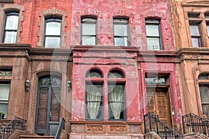 New York houses in Perron Harlem