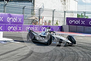 Edoardo Mortara 48 of ROKiT Venturi Racing Team driving Formula E car during 2021 ABB Formula E World Championship New York