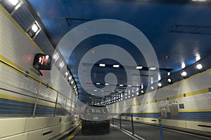 Lincoln tunnel traffic, New York city