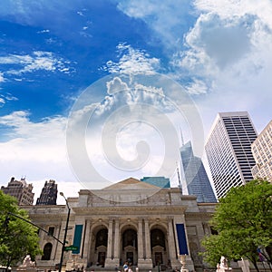 New York Manhattan Public Library Fifth Avenue