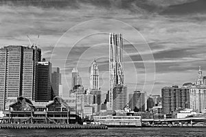 New York Manhattan view from East River