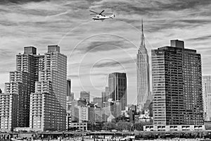 New York Manhattan view from East River