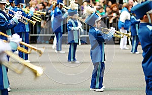 NEW YORK - MARCH 17, 2015: The annual St. Patrick`s Day Parade along fifth Avenue in New York City