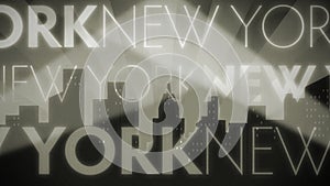 New York Noir Retro Loop