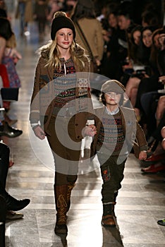 NEW YORK, NY - MAY 19: Models walk the runway at the Ralph Lauren Fall 14 Children's Fashion Show