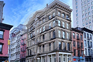 New York, NY - Old buildings in Tribeca district