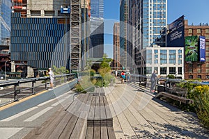 The High Line, known as High Line Park, elevated linear park.