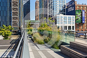 The High Line, known as High Line Park, elevated linear park.