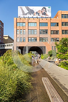 The High Line, known as High Line Park, elevated linear park.