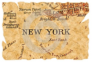 New York old map