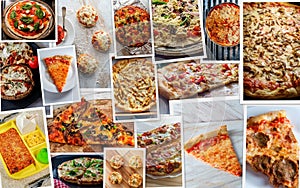 New York Pizza Collage