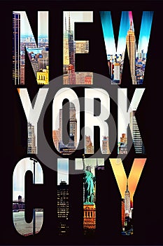 New York poster, AI generated