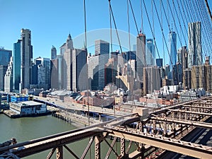 New york on a quiet sunny day