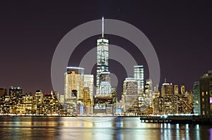 New York Sky Line at night