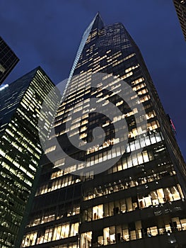 New York Sky Scraper at night