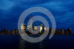 New York Skyline at dusk