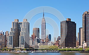 New York Skyline with Empire State Building photo