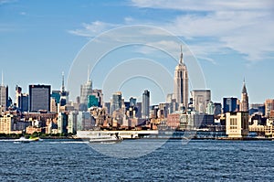 New York skyline with the Empire State Building photo