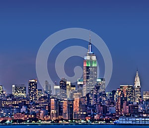 New York skyline with the Empire State Building photo