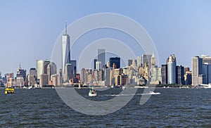 New York Skyline view from Hudson