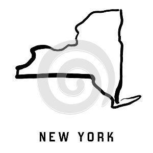 New York state map