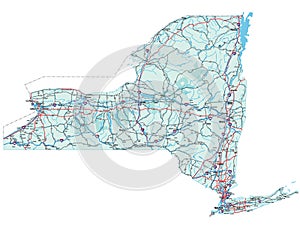 New York State Road Map