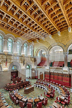 New York State Senate chamber photo