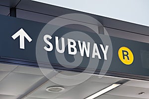 New York Staten Island terminal the Subway sign photo
