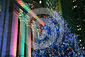 New York Stock Exchange Christmas Tree