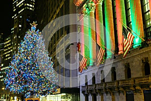 New York Stock Exchange Christmas Tree