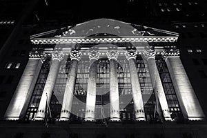 New York Stock Exchange by Night