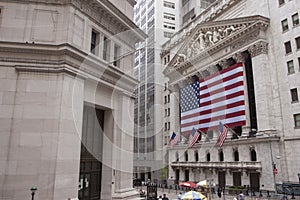 The New York Stock Exchange on Wall Street