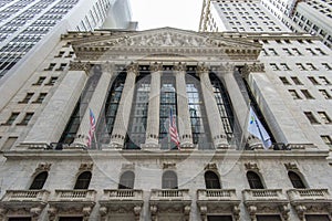New York Stock Exchange at Wall Street