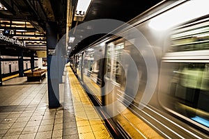 New York subway image