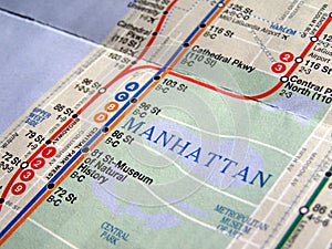 New York subway map