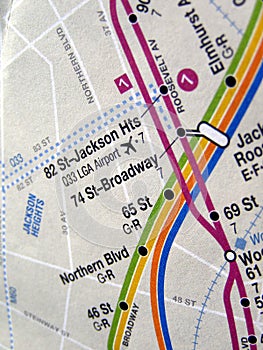 New York subway map