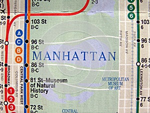 New York subway map