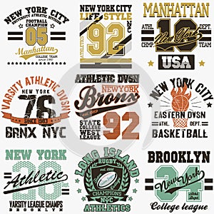 New York t-shirt set