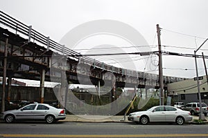 View of the streets in the Bronx